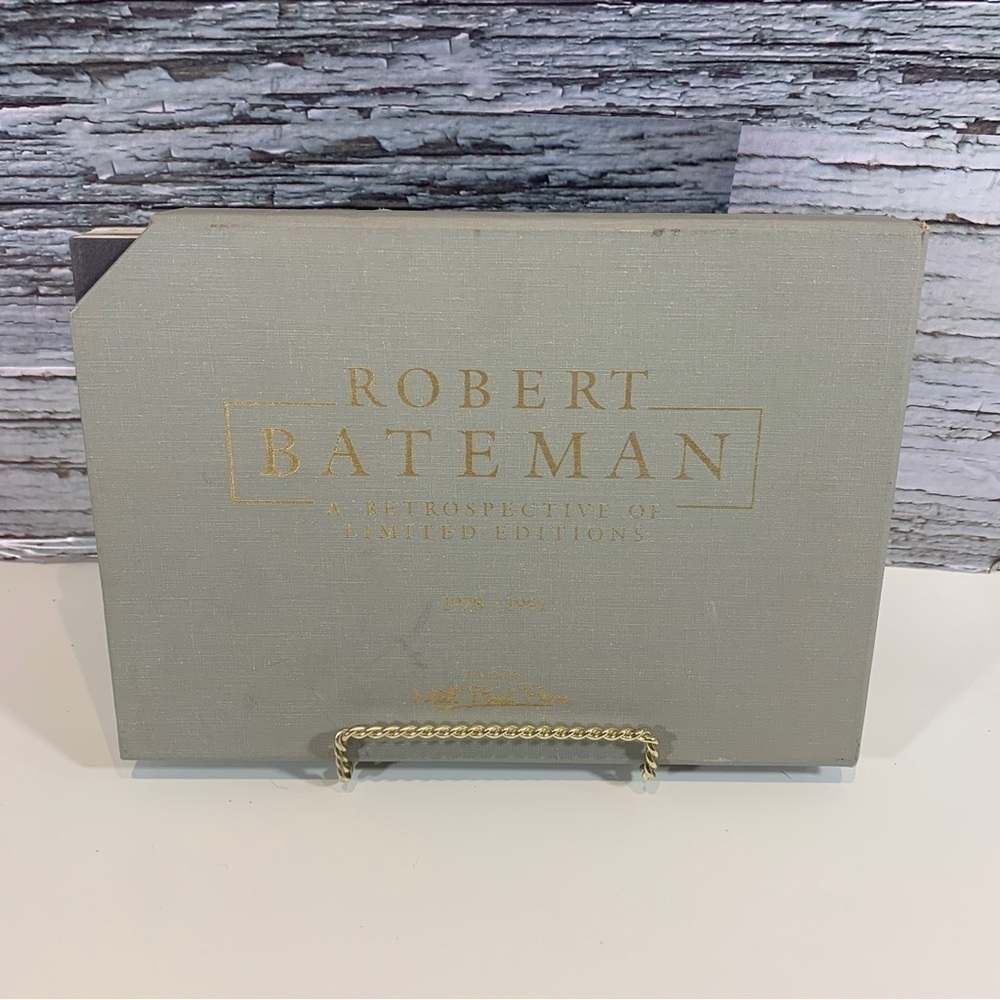 ROBERT Bateman Signed Books 92’ Robert Bob A Retrospective of Limited Editions